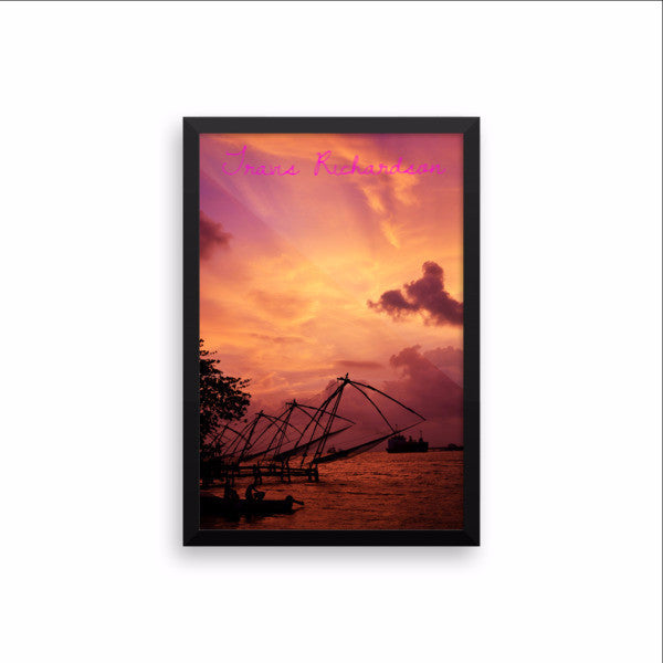 Kerala Twilight, Framed Art, - Explore Dream Discover