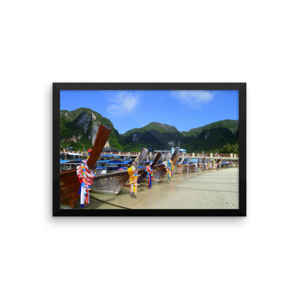 Phi Phi Long Tails, Framed Art, - Explore Dream Discover