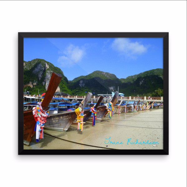 Phi Phi Long Tails, Framed Art, - Explore Dream Discover