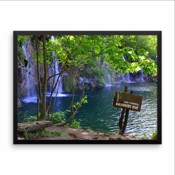 Plitvice Falls, Framed Art, - Explore Dream Discover