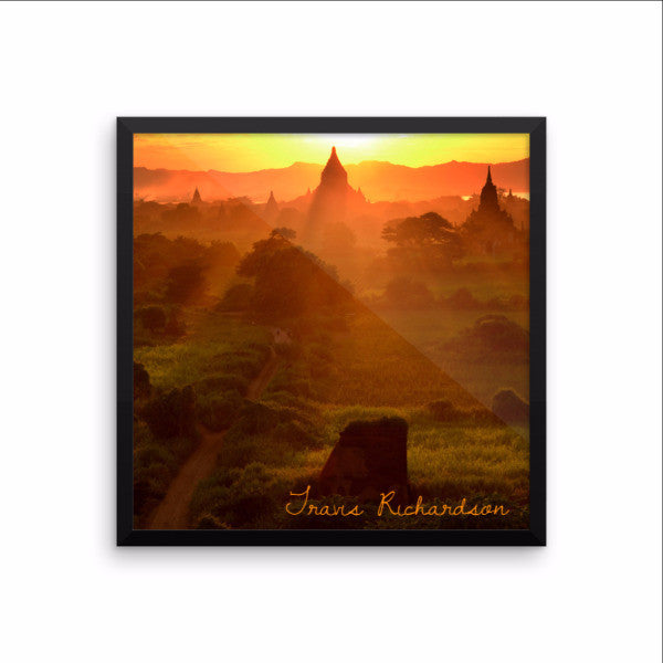 Bagan Sunset, Framed Art, - Explore Dream Discover