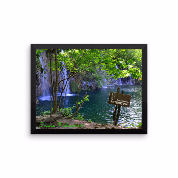 Plitvice Falls, Framed Art, - Explore Dream Discover
