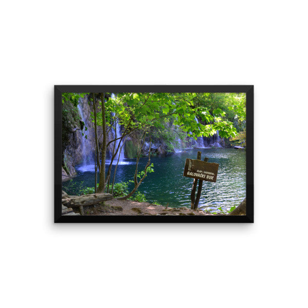 Plitvice Falls, Framed Art, - Explore Dream Discover