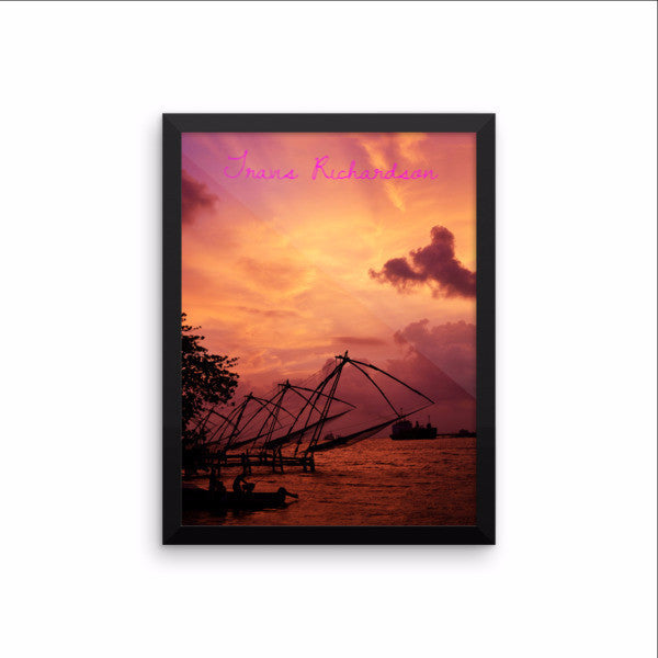 Kerala Twilight, Framed Art, - Explore Dream Discover