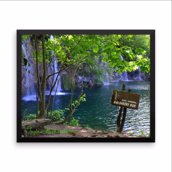 Plitvice Falls, Framed Art, - Explore Dream Discover