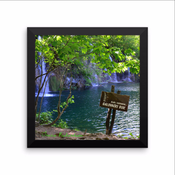 Plitvice Falls, Framed Art, - Explore Dream Discover