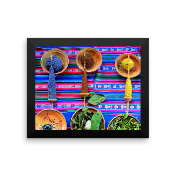 Cuzco Yarn, Framed Art, - Explore Dream Discover