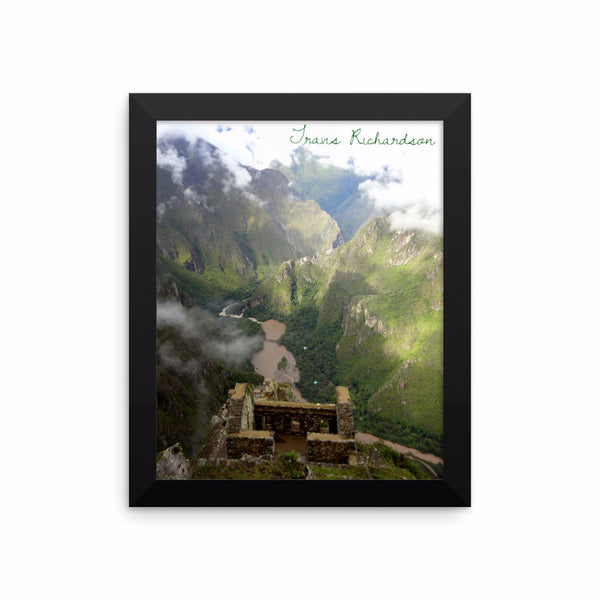 Huayna Picchu Perch, Framed Art, - Explore Dream Discover
