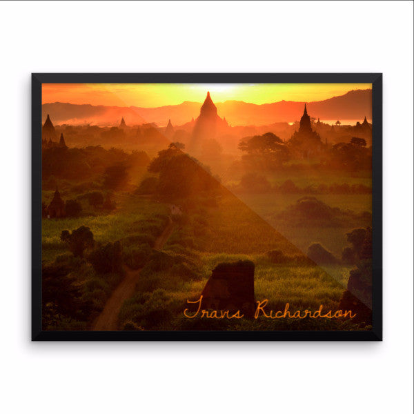 Bagan Sunset, Framed Art, - Explore Dream Discover
