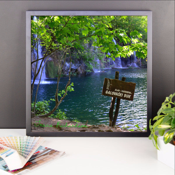 Plitvice Falls, Framed Art, - Explore Dream Discover