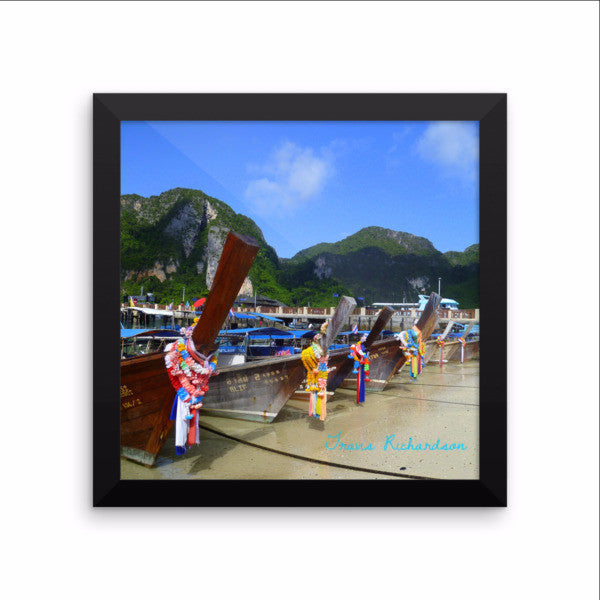 Phi Phi Long Tails, Framed Art, - Explore Dream Discover