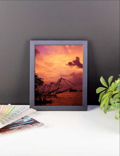 Kerala Twilight, Framed Art, - Explore Dream Discover