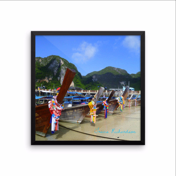Phi Phi Long Tails, Framed Art, - Explore Dream Discover