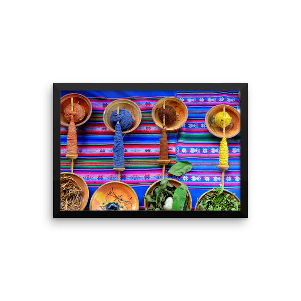 Cuzco Yarn, Framed Art, - Explore Dream Discover