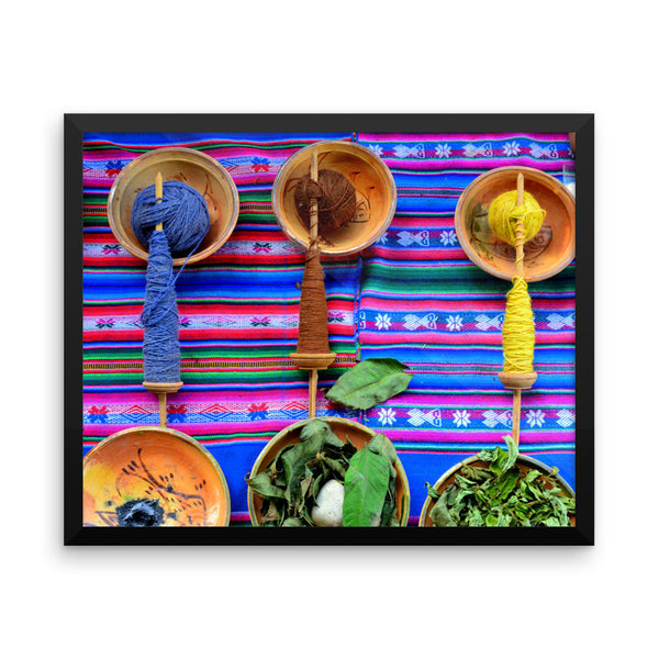 Cuzco Yarn, Framed Art, - Explore Dream Discover