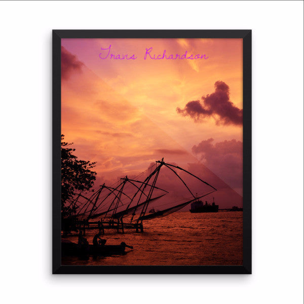 Kerala Twilight, Framed Art, - Explore Dream Discover
